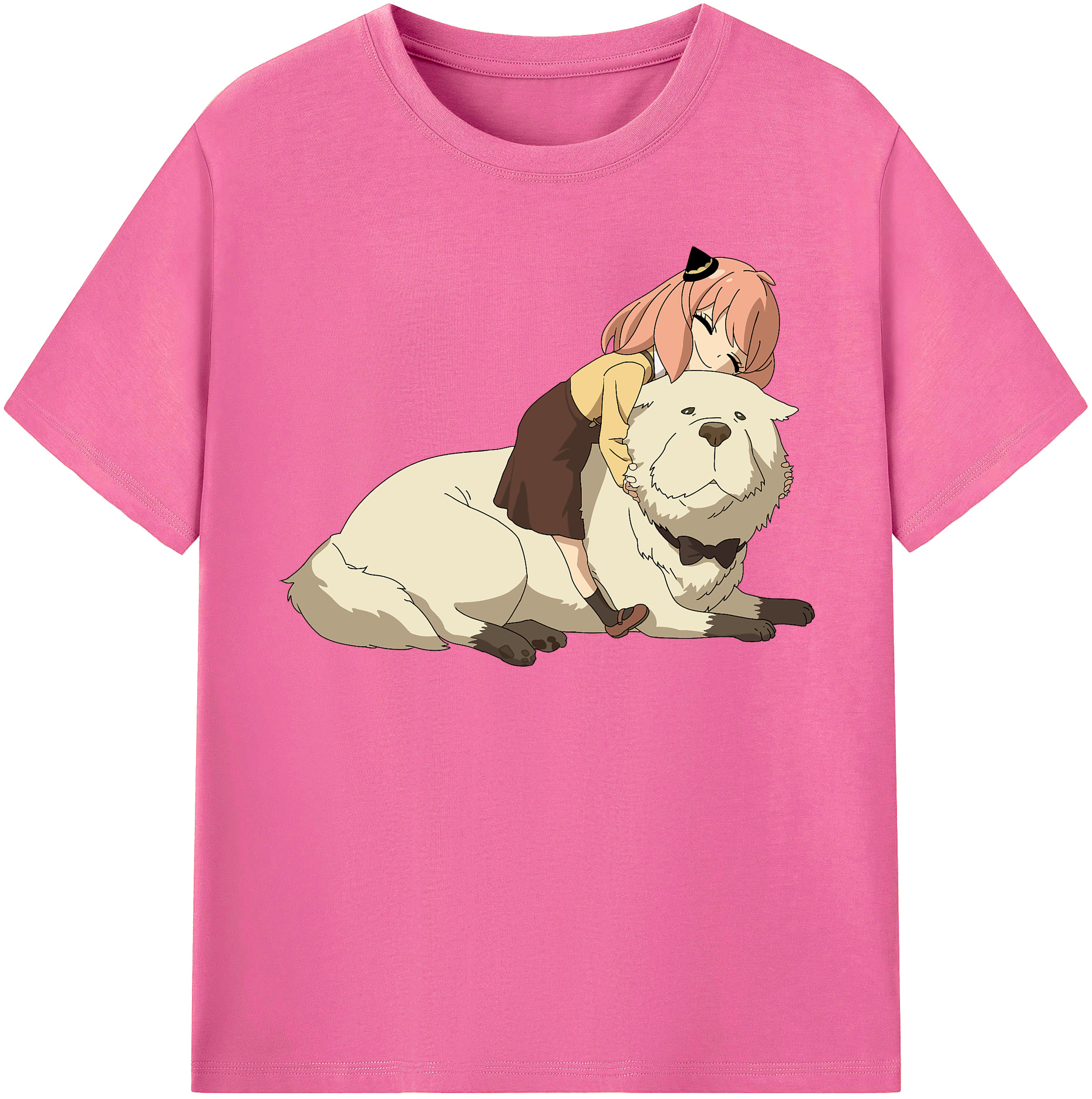 （画像用） SPY×FAMILY间谍家家酒 レディースカジュアルプリントTシャツ（綿100％）